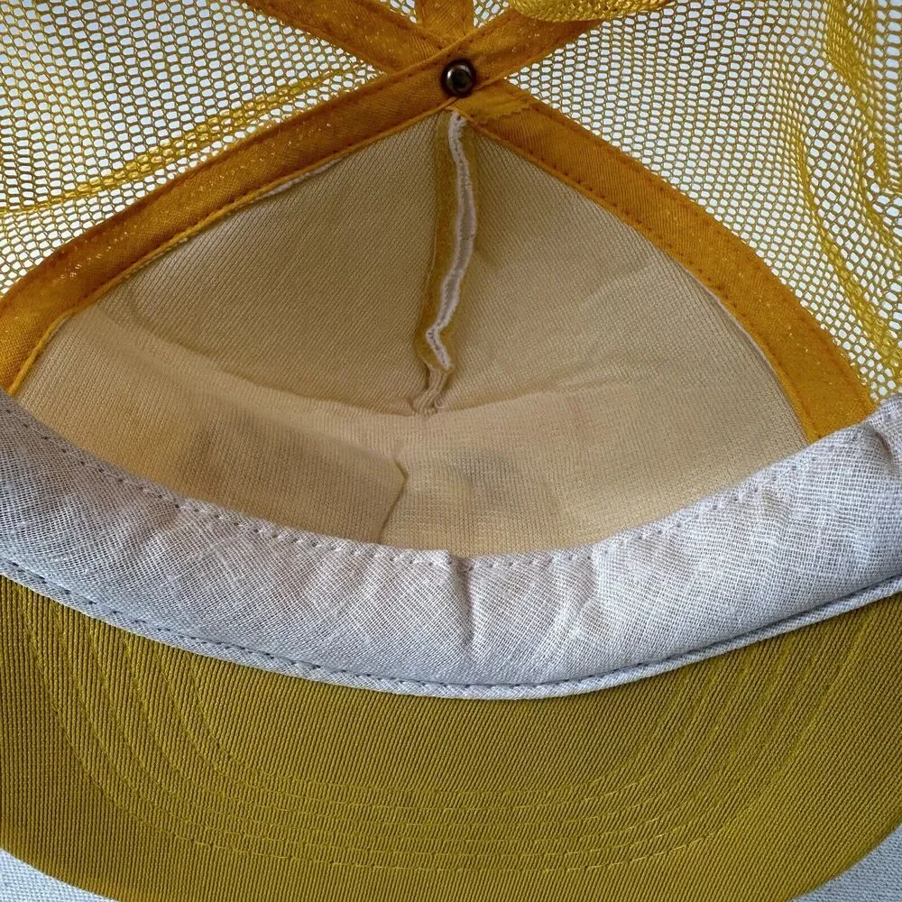 Vintage 70s Anchorage Northern Knights Alaska Snap Back Hat CBA EB Basketball